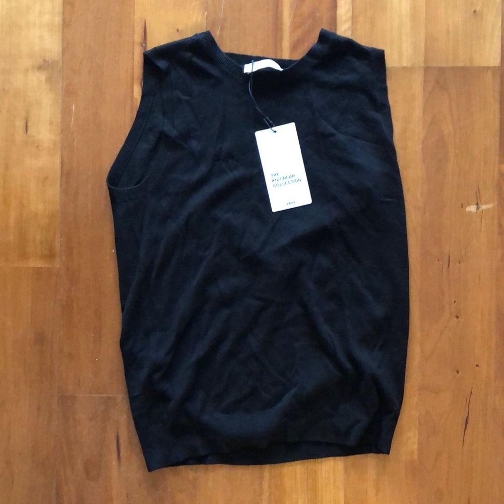 Zara Knitwear Black Shirt